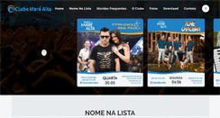Desktop Screenshot of clubemarealta.com.br