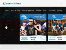 Tablet Screenshot of clubemarealta.com.br
